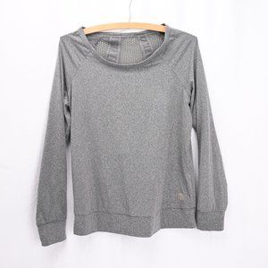 Balance Collection Long Sleeve Tee - Size M - Grey / Mesh - Athletic / Workout
